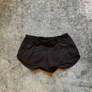Lululemon speed shorts 2.5" size 6